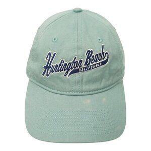 Huntington Beach California Distressed Tuck Strap Cap Trucker Baseball The Game